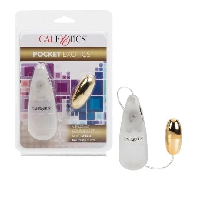 Pocket Exotics Vibrating Gold Bullet - Image 1