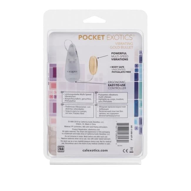Pocket Exotics Vibrating Gold Bullet - Image 3