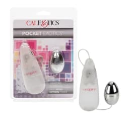 Pocket Exotics Vibrating Silver Egg, image 1