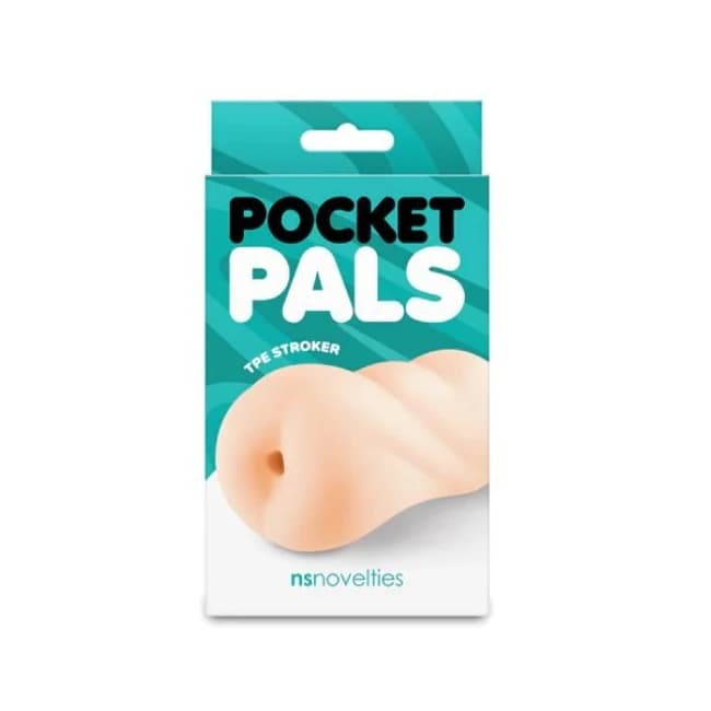 POCKET PALS ANAL STROKER WHITE  - Image 1