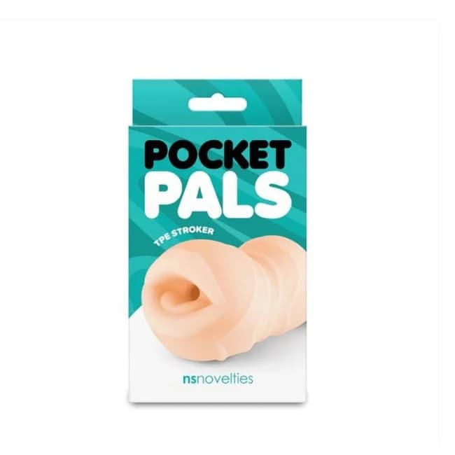 POCKET PALS MOUTH STROKER WHITE  - Image 1