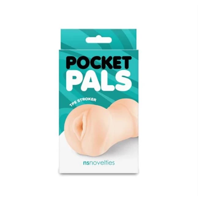 POCKET PALS VAGINA STROKER WHITE  - Image 1