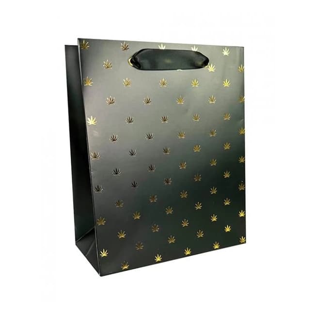 Polka Pot Gift Bag - Black/gold - Image 1
