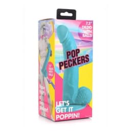 Pop Peckers Dildo w/ Balls, image 1