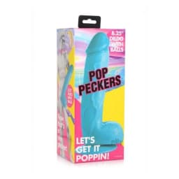 Pop 8.25in Dildo W/ Balls, image 1