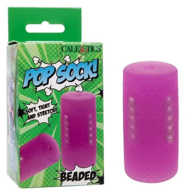 POP SOCK! BEADED PURPLE  - Image 1