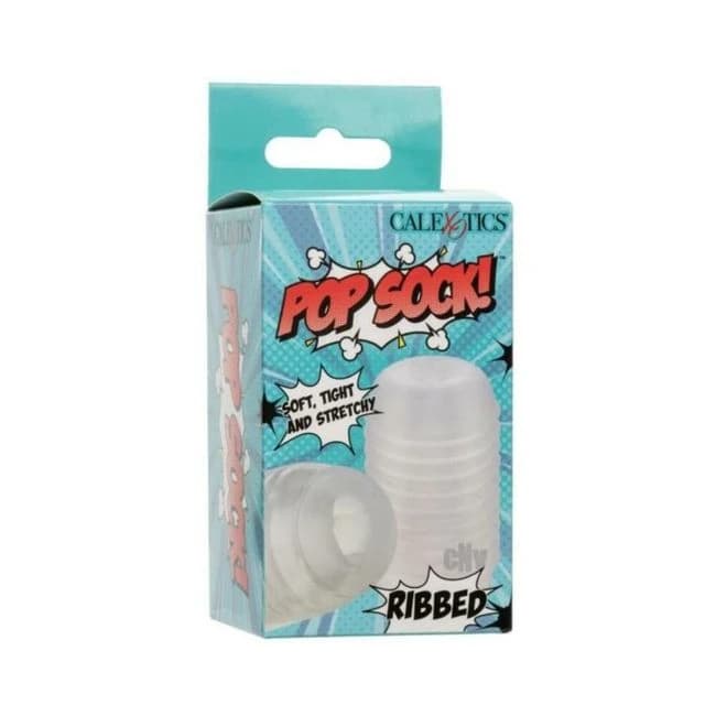 Pop Sock Ribbed Masturbator - - Image 1