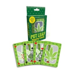 Pot Leaf Waterproof Playing Cards, image 1
