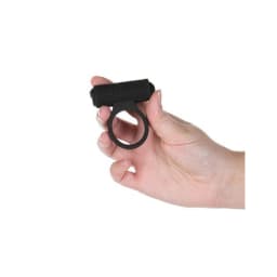 Power Bullet Cosmic Cock Ring W/ Bullet Black, image 3