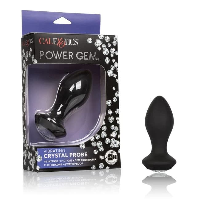 POWER GEM VIBRATING PETITE CRYSTAL PROBE  - Image 1