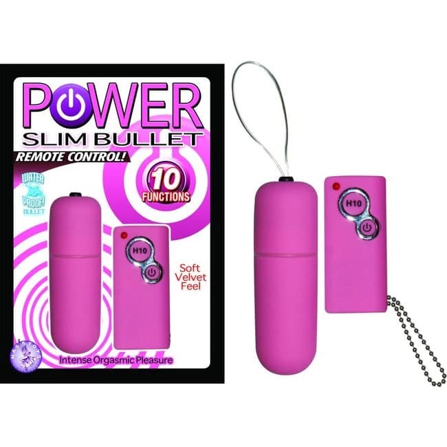Power Slim Bullet Remote Control Pink - Image 1