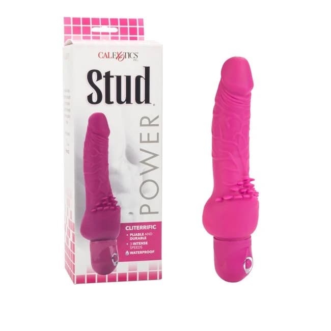 Power Stud Clitterific Pink - Image 1