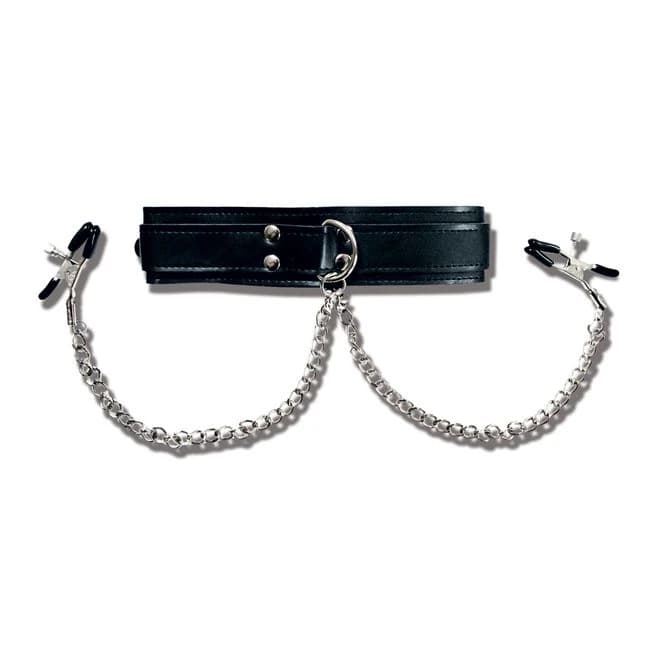 Premium Collar W/ Nipple Clamp - Image 1