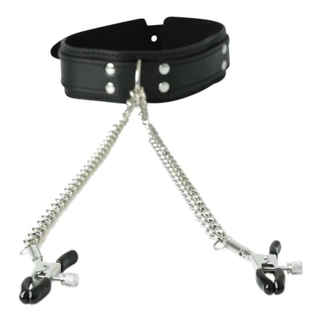 Premium Collar W/ Nipple Clamp - Image 2