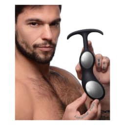 Premium Silicone Weighted Prostate Plug - XL, image 1