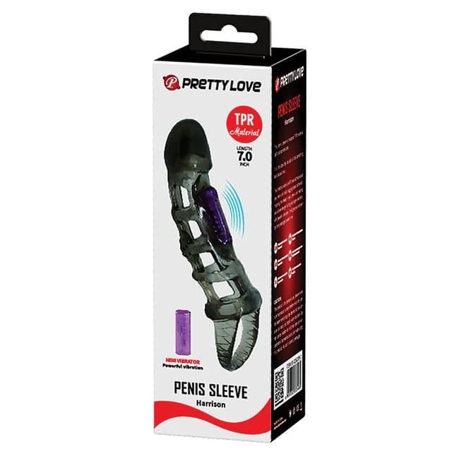 Pretty Love Harrison Penis Sleeve-black - Image 1
