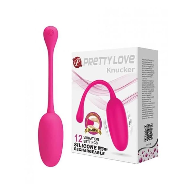 Pretty Love Knucker Remote Egg - Neon Pink - Image 1
