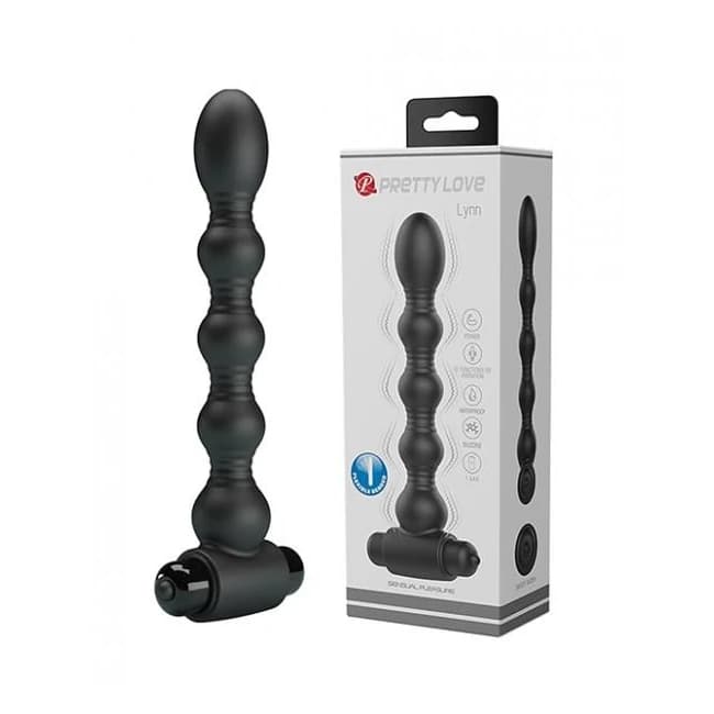 Pretty Love Lynn Vibrating Beads - Black - Image 1