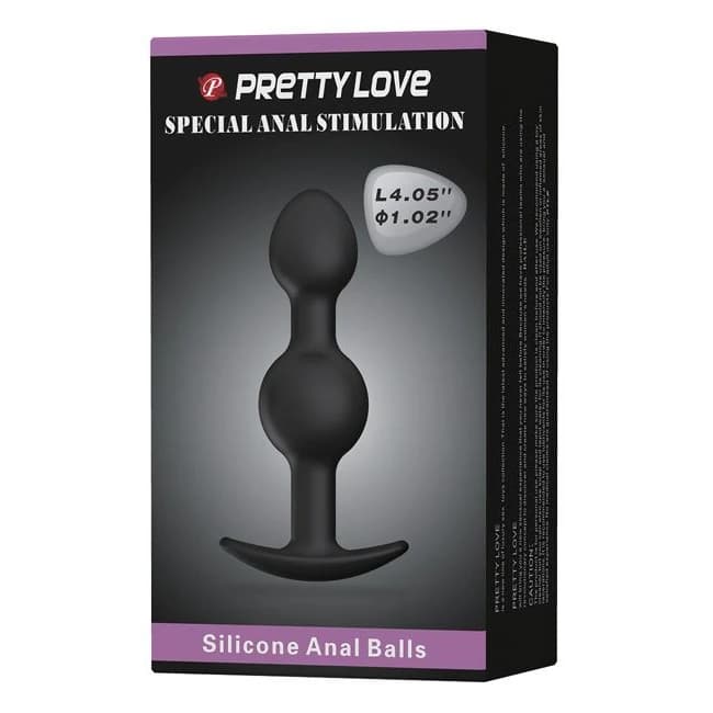 Pretty Love Silicone Anal Balls - Image 1