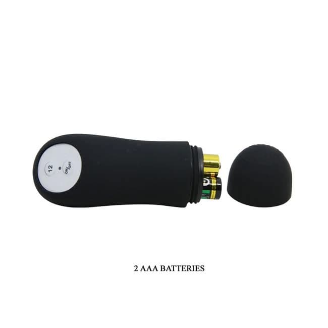 Pretty Love Vibrating Bead Butt Plug Black - Image 1
