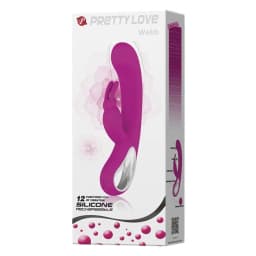Pretty Love Webb Rabbit Vibrator Fuschia, image 1