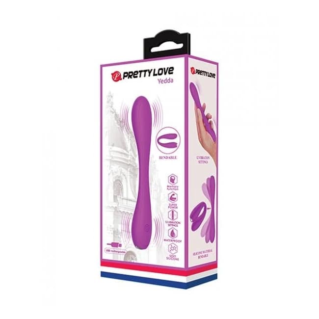 Pretty Love Yedda Bendable Vibrator - Fuchsia - Image 1