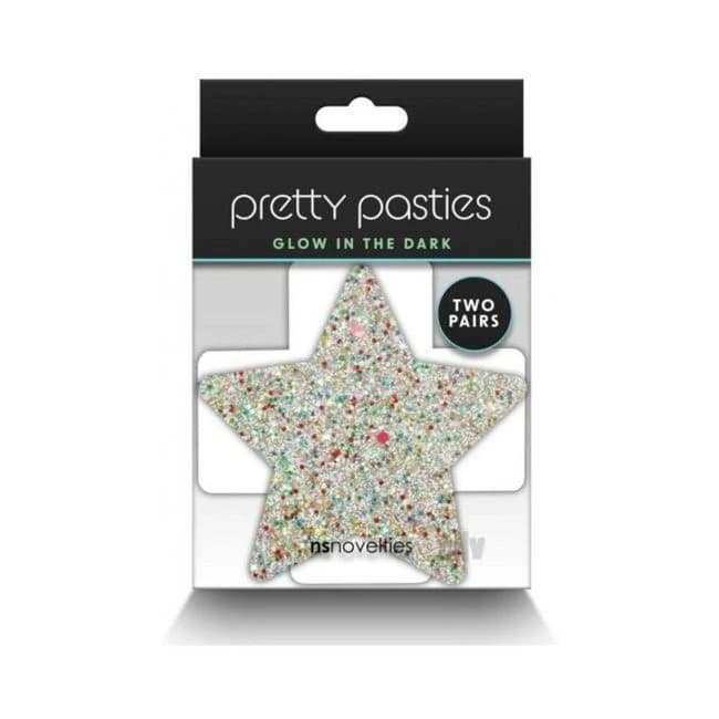 Pretty Pasties Star & Cross Glow 2 Pair - Image 1