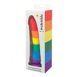 Pride Dildo Realistic Silicone Rainbow, image 2