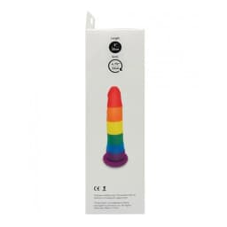 Pride Dildo Realistic Silicone Rainbow, image 3