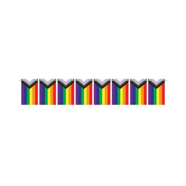 Pride Flag Pennant Streamer - Image 1