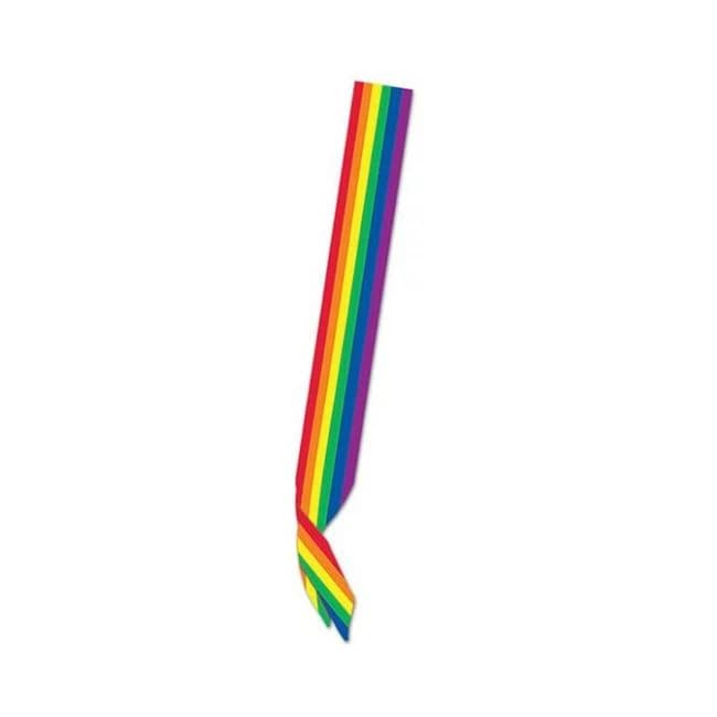 Pride Satin Sash - Rainbow - Image 1