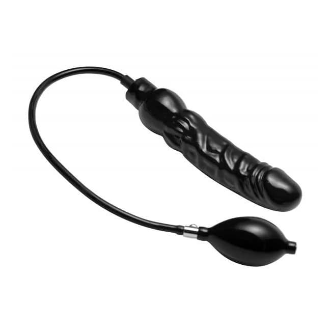 Primal Inflatable Dildo Black - Image 1