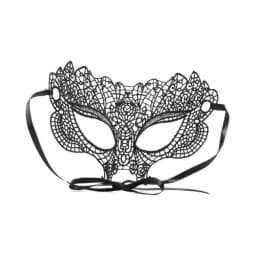 Princess Black Lace Mask Black, image 1