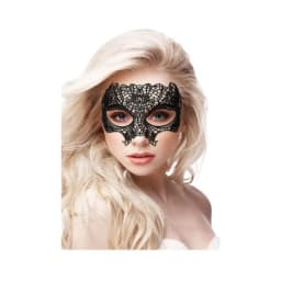 Princess Black Lace Mask Black, image 2