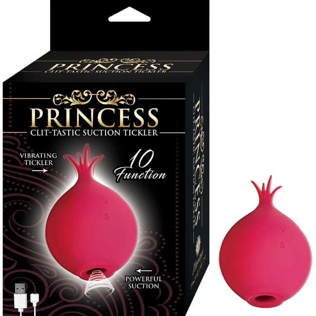 PRINCESS CLIT-TASTIC SUCTION TICKLER RED  - Image 1