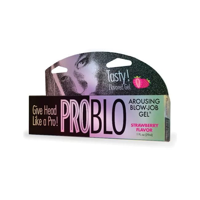 Problo Ahh Some Blow Job Gel Strawberry 1 Oz - Image 1