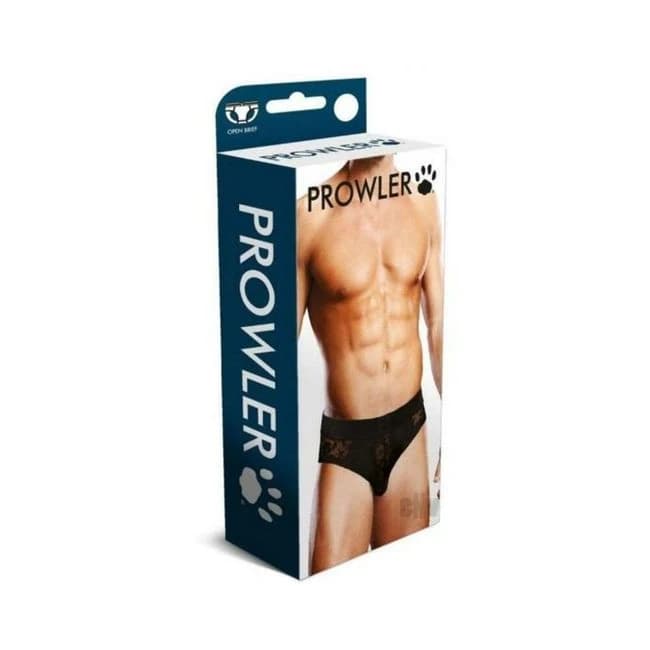 Prowler Black Lace Open Brief Md - Image 1