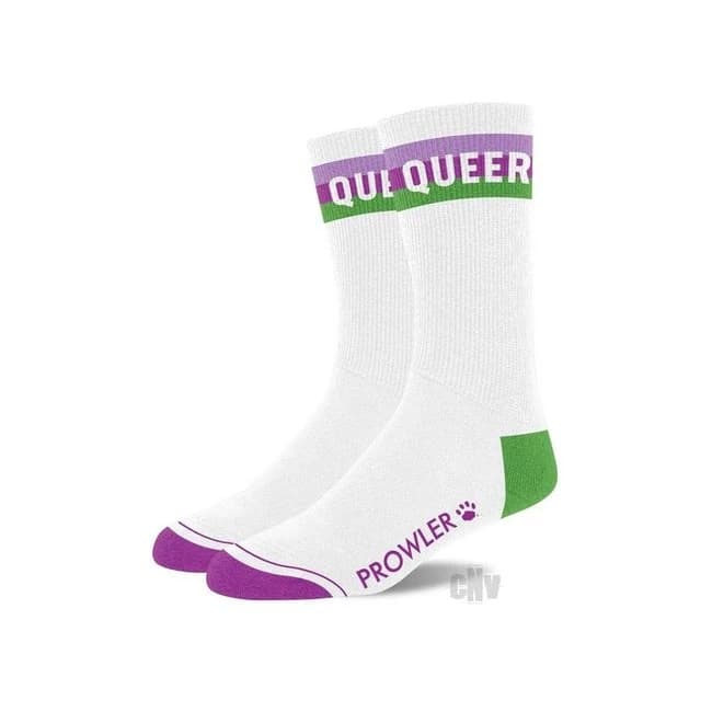 Prowler Queer Socks White - Image 1