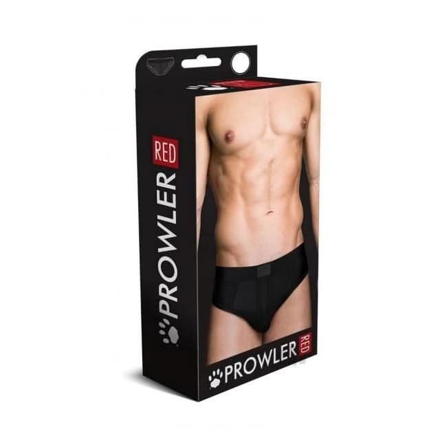 Prowler Red Ass Less Brief Blk Md - Image 1