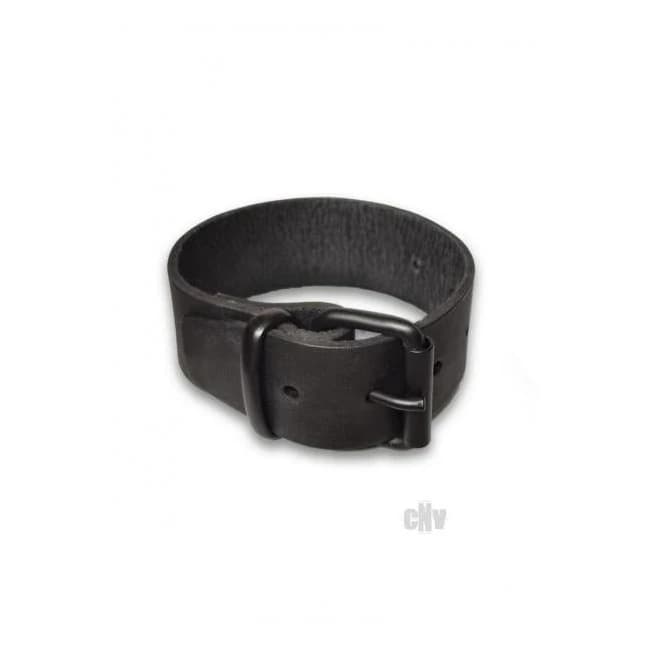 Prowler Red Leather Buckle Bicep Band Md - Image 1