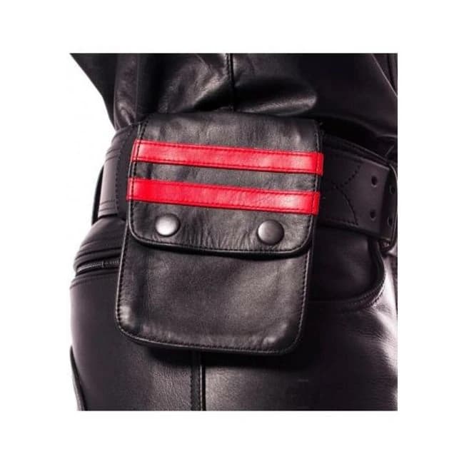 Prowler Red Leather Wallet Blk/red Os - Image 1