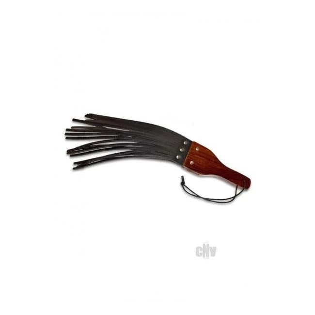 Prowler Red Leather Wood Fringe Blk - Image 1