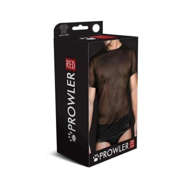 Prowler Red Mesh Tshirt Blk - Image 1