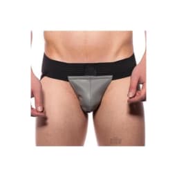 Prowler Red Pouch Jock Grey, image 1