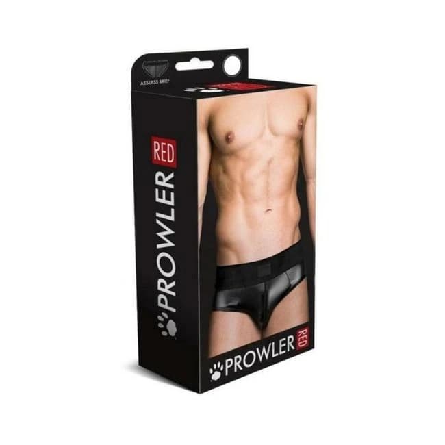 Prowler Red Wetlook Assles Brief Blk Xxl - Image 1