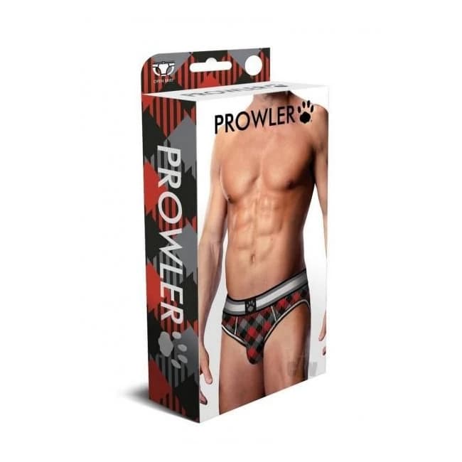 Prowler Tartan 1 Opn Brf Xx Blk/red Fu23 - Image 1
