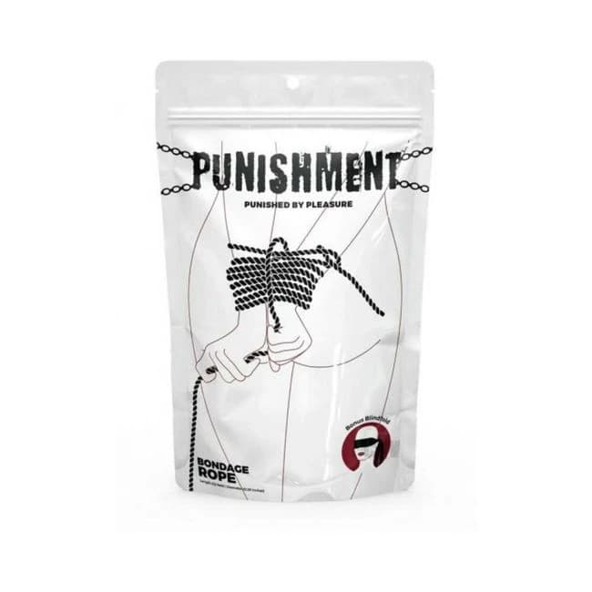 Punishment Bondage Rope Black - Image 1