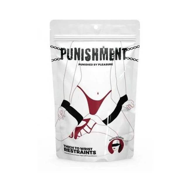 Punishment Thigh to Wrist Restraints - Image 1