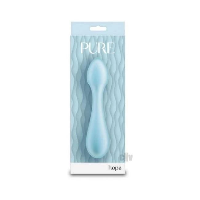 Pure Hope Vibrating Wand - Blue - Image 1