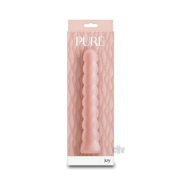 Pure Joy Textured Vibrator - Peach - Image 1